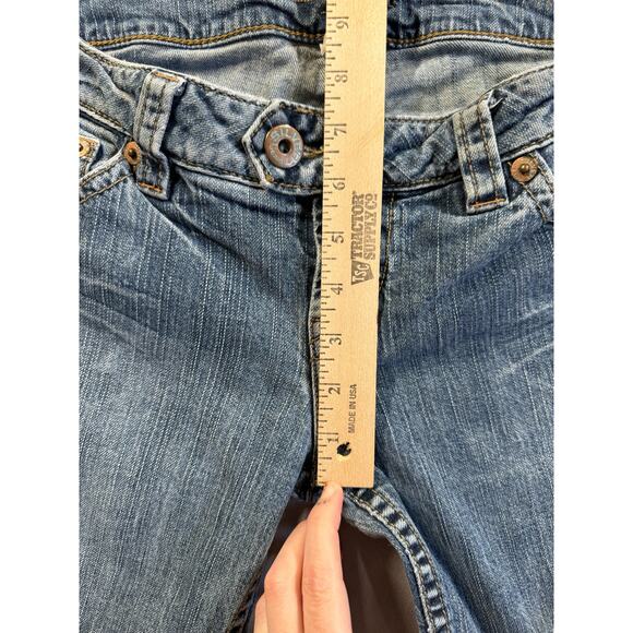 Silver Jeans Tuesday Boot Cut 22” Womens Sz 30 Low Rise Western Glove Works 32* - Picture 8 of 16